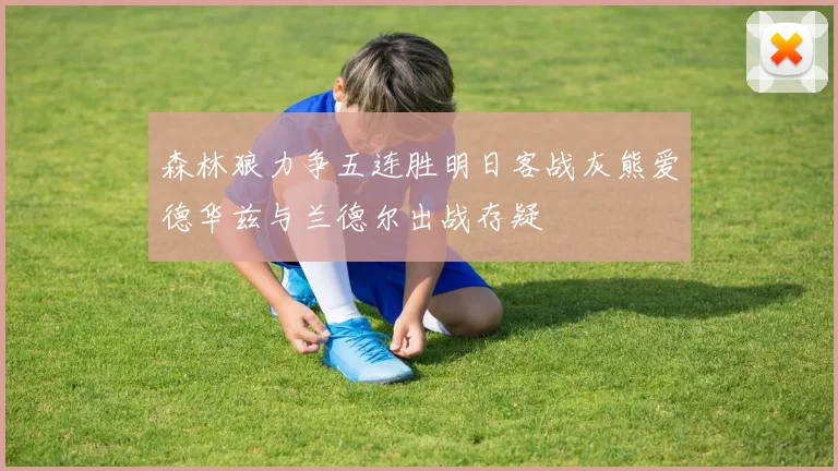 森林狼力争五连胜明日客战灰熊爱德华兹与兰德尔出战存疑