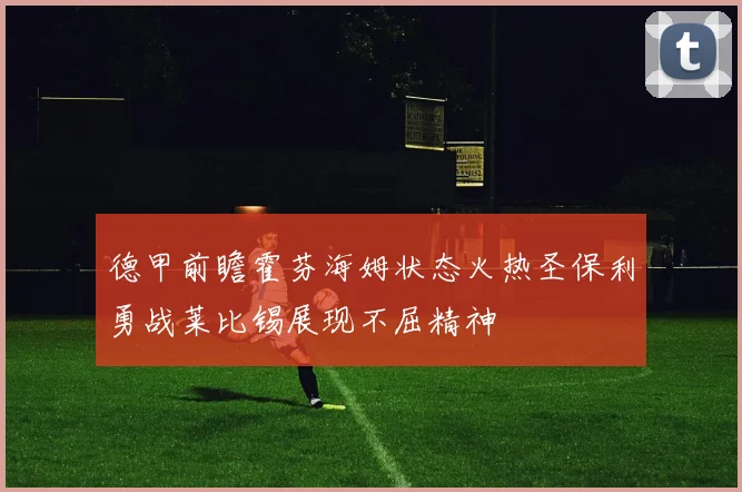 德甲前瞻霍芬海姆状态火热圣保利勇战莱比锡展现不屈精神